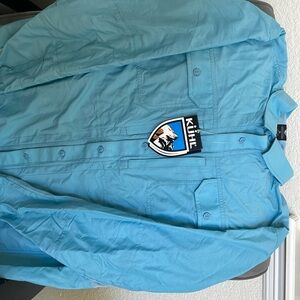 Kuhl men’s shirt, XL. UPF 30, quick dry moisture wicking.  Long sleeves